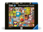 Pusle Ravensburger Eames Variations, 60 cm x 80 cm, 1500 tk, mitmev&auml;rviline