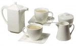 Kohvi- / teeserviis Ambition Fala, 0.220 l, portselan, valge v., 29 tk.