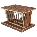 Heina hoidja n&auml;riliste puuridele Trixie, 40 cm x 22 cm x 30 cm, pruun v.