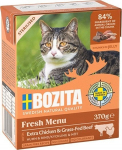 Kassi m&auml;rgtoit Bozita Fresh Menu, veiseliha/kanaliha, 0.370 kg