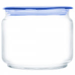 Kuivaine konteiner Luminarc Plano, 0.5 l, l&auml;bipaistev/sinine