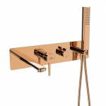 Peidetud vannitoa segisti Laveo Pola, roosa kuld