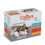Kassi m&auml;rgtoit Calibra Premium Line Adult, lambaliha/veiseliha/kanaliha, 0.1 kg, 12 tk