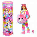 Nukk aksessuaaridega Mattel Barbie Cutie Reveal Care Bears Togetherness Bear JFV60, 30 cm, kollane v.