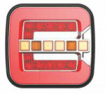 Autopirn RCL-08-LR, led, punane v., 30 V