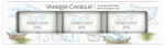 K&uuml;&uuml;nal, komplekt, l&otilde;hna Yankee Candle Signature Clean Cotton, 10 h, 37 g, 3 tk, Valge