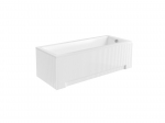 Vann, sisseehitatav Besco Modern, 170 cm x 70 cm x 55.5 cm, ristk&uuml;lik, valge