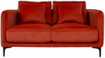 Diivan Home4you Bianka, oranž v., 98 x 146 cm x 85 cm
