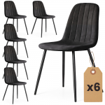Toolide komplekt Akord Lumo, matt, must v., 43.5 cm x 45.5 cm x 87 cm, 6 tk