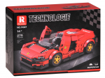 Konstruktor, auto Technologie Futuristic, 275 tk, punane v.