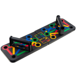 Multifunktsionaalne trenaž&ouml;&ouml;r Foldable Push Up Board, 63 cm, must v.