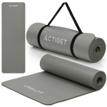 Fitness- ja joogamatt Actiget ACT0019, hall v., 183 cm x 61 cm x 1 cm