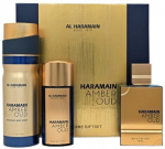 Kinkekomplektid meestele Al Haramain Amber Oud Bleu, 3 tk.