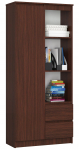 Kontorikapp Akord Furniture Factory R11 R80 1D 2SZ CLP, wenge, 180 cm x 80 cm x 35 cm
