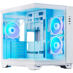 Arvuti korpus Chieftec Visio GM‑30W‑TG‑OP, valge v.