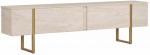 TV-kapp Nordure Onera, kuld v./travertine v., 29.5 cm x 180 cm x 50.5 cm