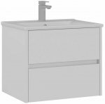Vannitoakapp valamuga Kalune Design Side, valge matt v., 45 cm x 65 cm x 52 cm