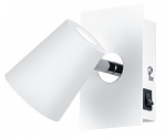 Valgusti seinale Trio Narcos 873170131, LED, 3000 &deg;K, 1 x 6.5 W, valge v.