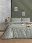Voodipesukomplekt Mijolnir Olive 670TBH2701, roheline v., 50 x 70 cm, 200 x 220 cm, 3 os.