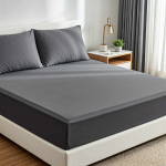 Voodipesukomplekt Mijolnir Muslin 157SHS7415, tumehall v., 50 x 70 cm, 3 os.