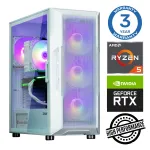 Statsionaarne arvuti Intop RM36021NS AMD Ryzen 5 5600X, DDR4 16 GB, SSD+HDD 1 TB 2 TB, Nvidia GeForce RTX3050 6 GB GDDR6