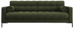 Diivan Cosmopolitan Design Bali Neve 39, must v./roheline v., 96 x 177 cm x 75 cm