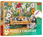 Pusle Trefl Cat Orangery, 48 cm x 34 cm, 500 tk