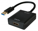 Adapter Logilink USB 3.0 / HDMI USB 3.0, HDMI, 0.15 m, must v.