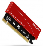 Adapter Axagon PCEM2-S, 30 g, punane v.