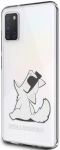 Telefoni &uuml;mbris Karl Lagerfeld Choupette Fun Galaxy A31, Samsung Galaxy A31, l&auml;bipaistev