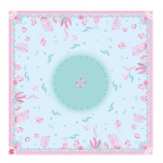 Laudlina ruudukujuline Susy Card 10659993, sinine/roosa, 80 x 80 cm