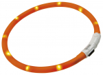 Kaelarihm koertele Ferplast Night Over, oranž, 700 mm x 5 mm, 70 cm
