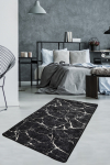 Vaip Conceptum Hypnose Marble 882CHL1507, valge/must, 150 cm x 80 cm
