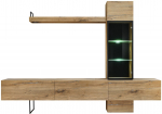Sektsioonkapp ASM Rise Rise, tamm v., 240 cm x 40 cm x 170 cm