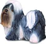 M&auml;ngukujuke Collecta Shih Tzu 88195, 3 cm, valge v./must v.