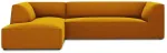 Nurgadiivan Micadoni Home Ruby 4 Seats, kollane v., vasak, 273 x 180 cm x 69 cm