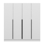 Riidekapp Kalune Design Kale Plus 7784, valge v., 180 cm x 52 cm x 210 cm