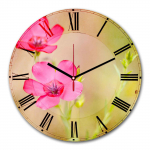 Kellaaeg Wallity 3030MS-042, roheline/roosa, 30 cm x 30 cm, 30 cm