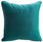 Dekoratiivpadjap&uuml;&uuml;r JIM-03, t&uuml;rkiissinine, 40 cm x 40 cm