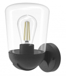 &Otilde;ue seinavalgusti CristalRecord Nera, E27, IP44, must, 15 cm x 26 cm