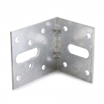 Kinnitusnurk Haushalt, 50 mm x 65 mm x 60 mm x 2 mm, 250 tk