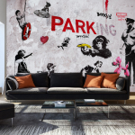 Fototapeet Artgeist [Banksy] Graffiti Diveristy LFT585, 140 cm x 200 cm