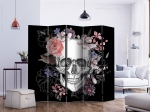 Vahesein Artgeist Skull And Flowers II, mitmev&auml;rviline, 225 cm x 172 cm