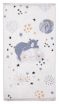 Vaip sise Splendid BEAR Printed, valge/hall, 160 cm x 120 cm
