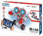 Interaktiivne m&auml;nguasi robot Xtrem Bots Sam Your Robotic Friend, valge v./punane v./hall v.
