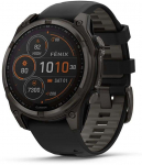 Nutikell Garmin Fenix 8 47mm Solar Sapphire 010-02906-11, must v.
