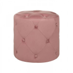 Tumba Beliani Corolla, roosa v., 40 cm x 40 cm x 40 cm