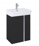 Vannitoakapp valamuga Elita, must, 31 cm x 44.8 cm x 70.7 cm