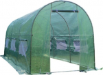 Akendega kaarjas kasvuhoone, pol&uuml;vin&uuml;&uuml;lkloriid (pvc), 3 x 2 m