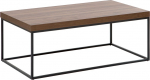 Kohvilaud Shumee Delano, pruun v./must v., 60 cm x 100 cm x 40 cm